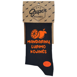 Kojinės "Mandarinų lupimo kojinės"