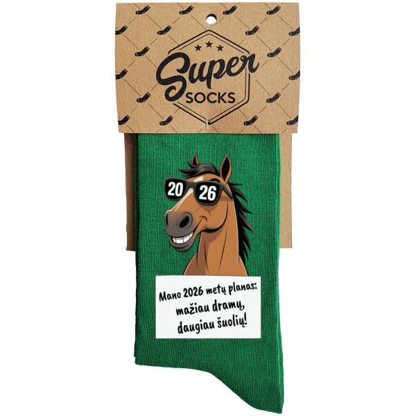Kojinės "Mano 2026 metų planas"