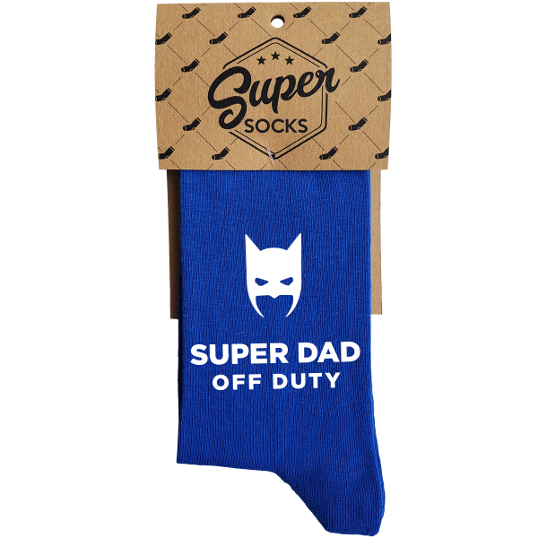 Kojinės "Super dad off duty"