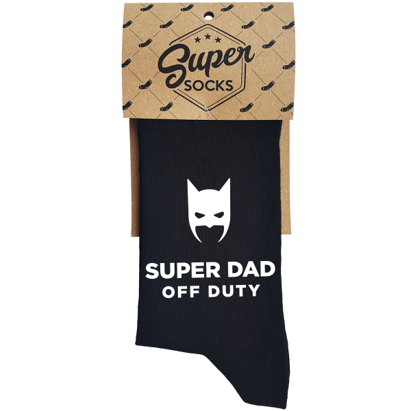 Kojinės "Super dad off duty"