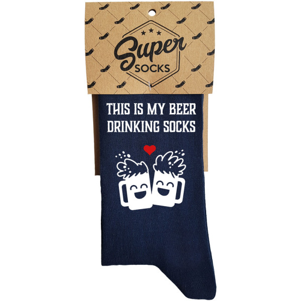 Kojinės "This is my beer drinking socks"