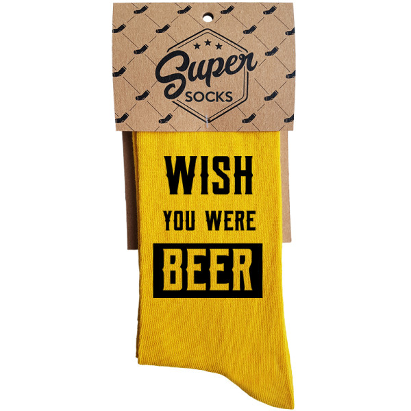 Kojinės "Wish you were beer"