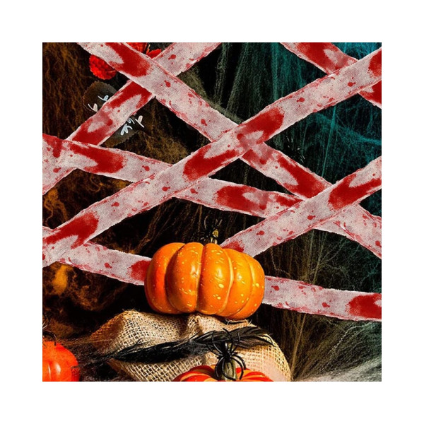 Kruvinas tvarstis Helovinui (200cm)