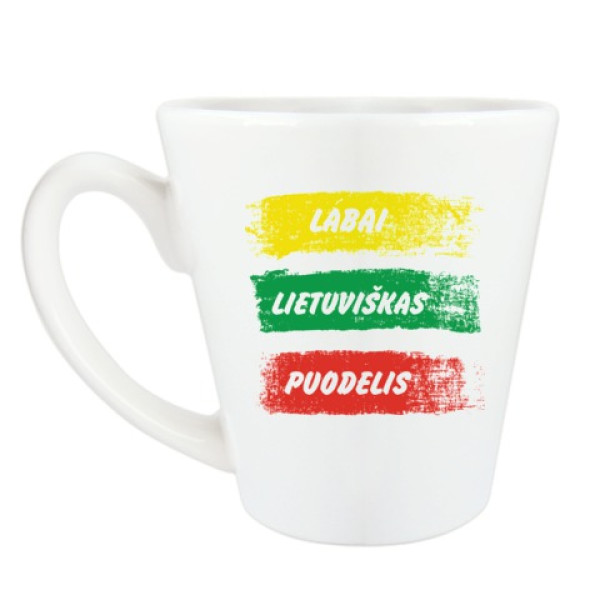 Labai lietuviškas puodelis