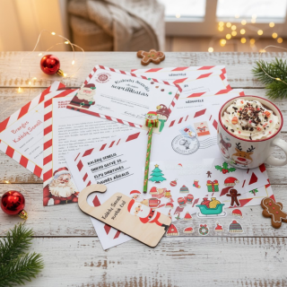 Laiškas nuo Kalėdų Senelio (+ užduotėlės, sertifikatas ir dovanėlės)