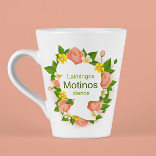 Latte puodelis "Laimingos Motinos dienos"