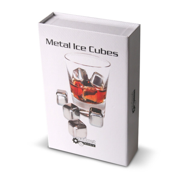 Lediniai metalo kubeliai viskiui