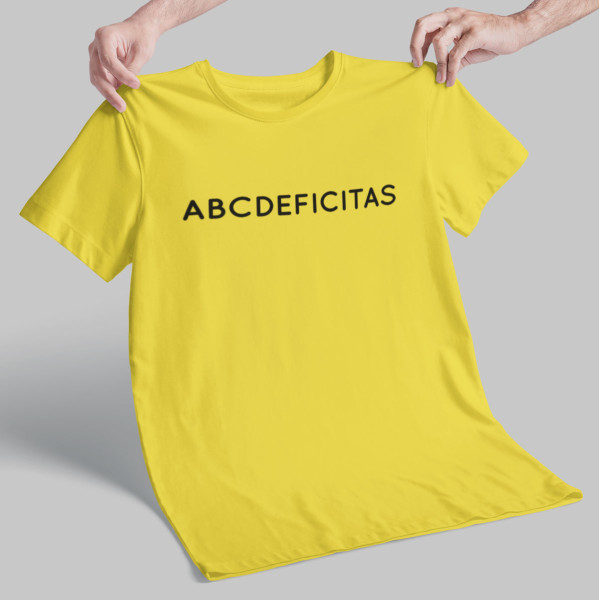 Marškinėliai "ABCDeficitas"