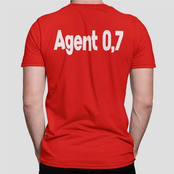 Marškinėliai "Agent 0,7"