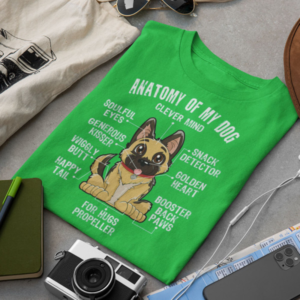 Marškinėliai "Anatomy of my dog"