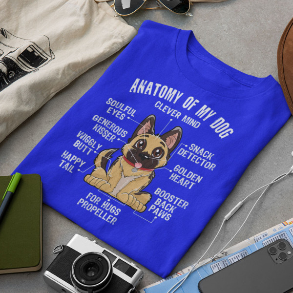 Marškinėliai "Anatomy of my dog"