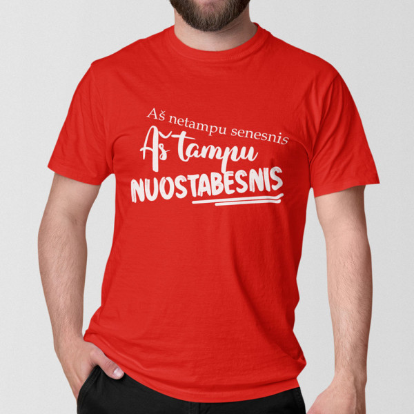 Marškinėliai "Aš netampu senesnis"