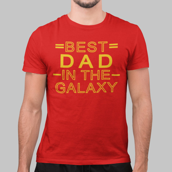 Marškinėliai "Best dad in the galaxy"