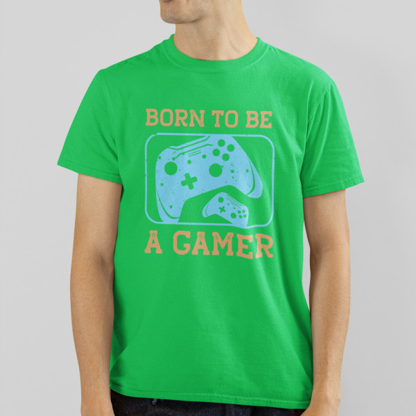 Marškinėliai "Born to be a gamer"