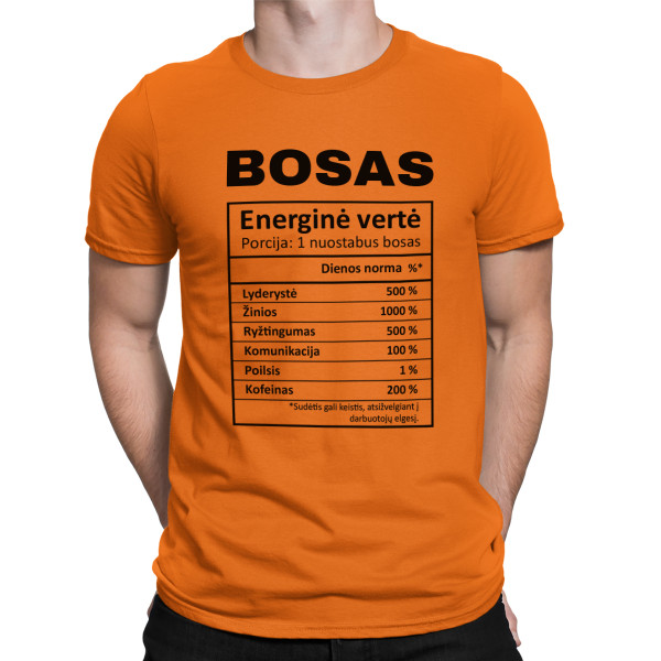 Marškinėliai "Boso sudėtis"