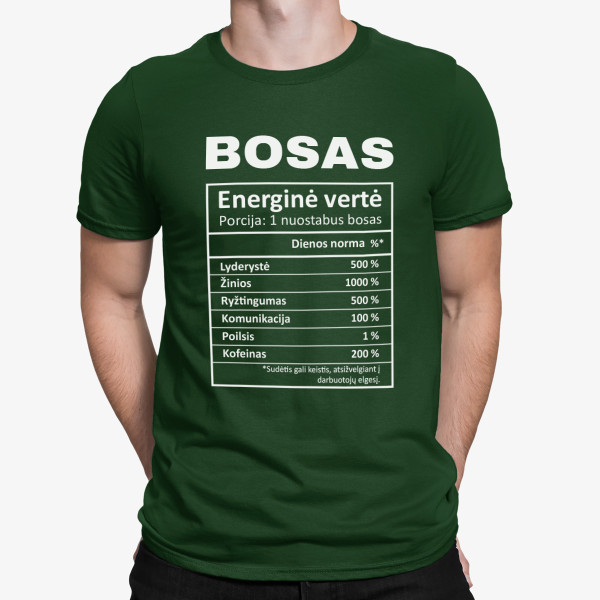 Marškinėliai "Boso sudėtis"