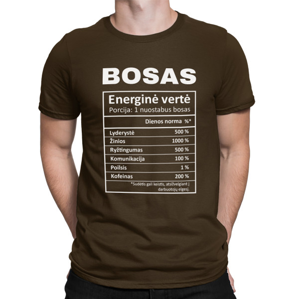 Marškinėliai "Boso sudėtis"