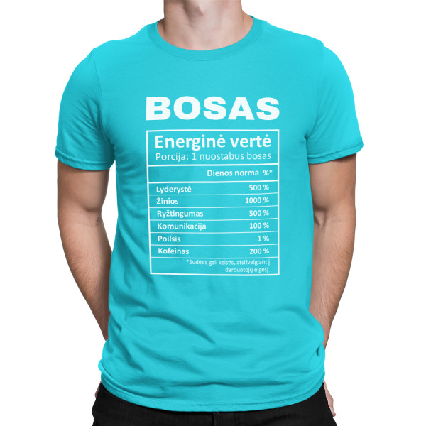 Marškinėliai "Boso sudėtis"