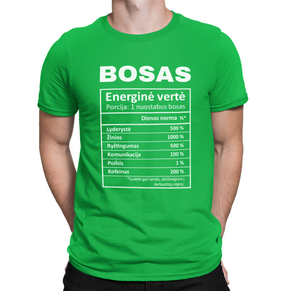 Marškinėliai "Boso sudėtis"