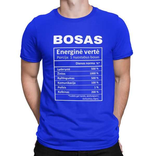 Marškinėliai "Boso sudėtis"