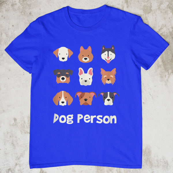 Marškinėliai "Dog person"