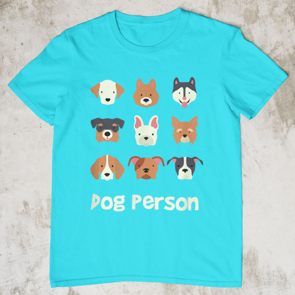 Marškinėliai "Dog person"