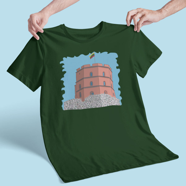 Marškinėliai "Gedimino pilis"