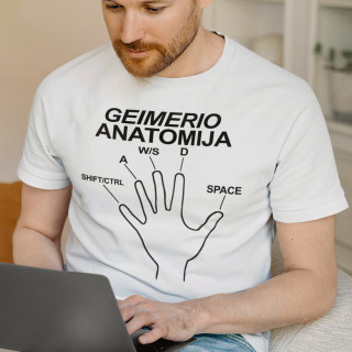 Marškinėliai "Geimerio anatomija"