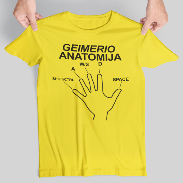 Marškinėliai "Geimerio anatomija"