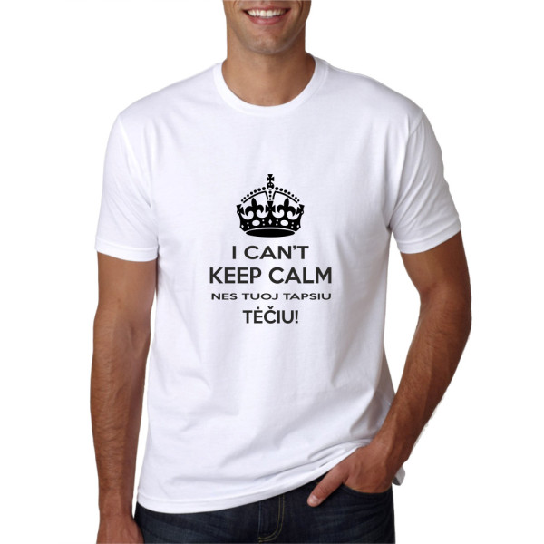 Marškinėliai "I CAN'T KEEP CALM nes tuoj tapsiu Tėčiu" Marškinėliai "I CAN'T KEEP CALM nes tuoj tapsiu Tėčiu"