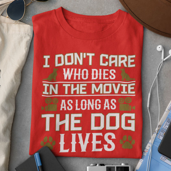 Marškinėliai "I don\'t care"