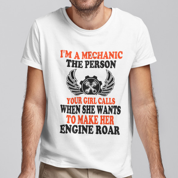 Marškinėliai "I\'m a mechanic"