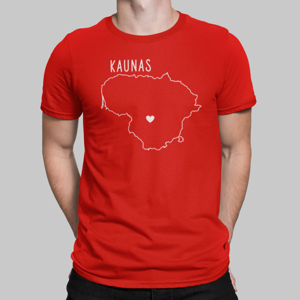 Marškinėliai "Kaunas - širdis"