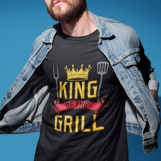 Marškinėliai "King of the grill"