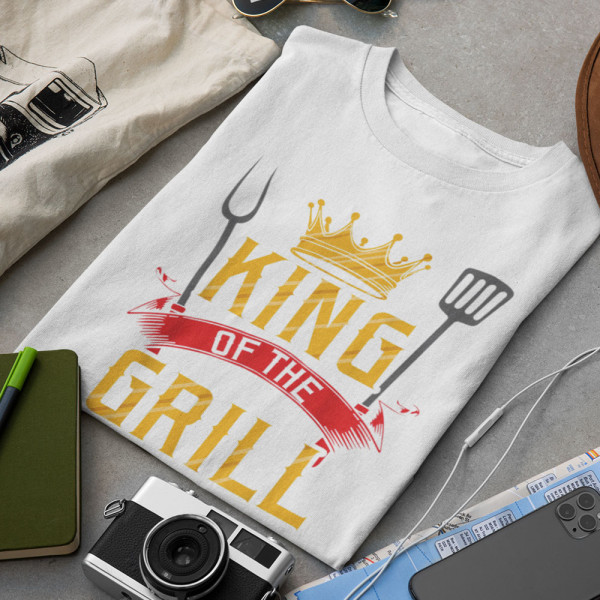 Marškinėliai "King of the grill"