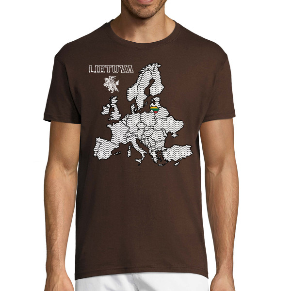 Marškinėliai "Lietuva Europos Širdyje"