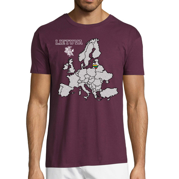 Marškinėliai "Lietuva Europos Širdyje"