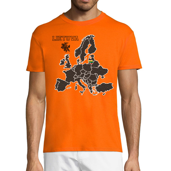 Marškinėliai "Lietuva Europos Širdyje"