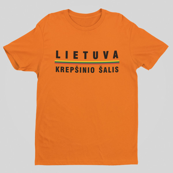 Marškinėliai "Lietuva - krepšinio šalis"