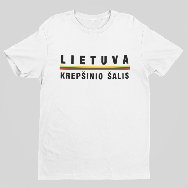 Marškinėliai "Lietuva - krepšinio šalis"