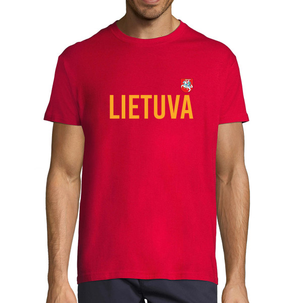Marškinėliai "Lietuva su herbu"
