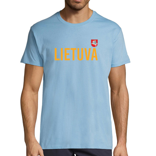 Marškinėliai "Lietuva su herbu"