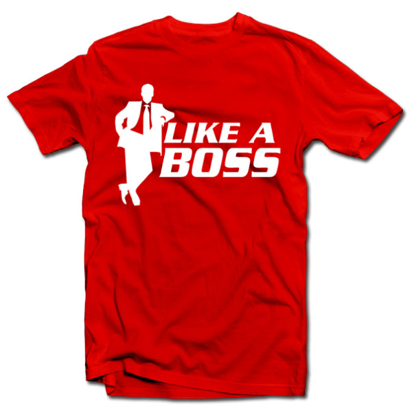 Marškinėliai "Like a boss"