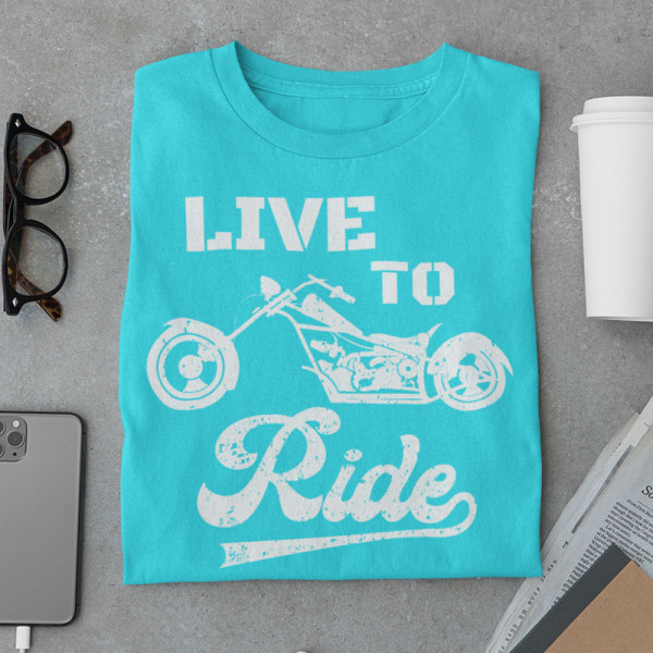 Marškinėliai "Live to ride"
