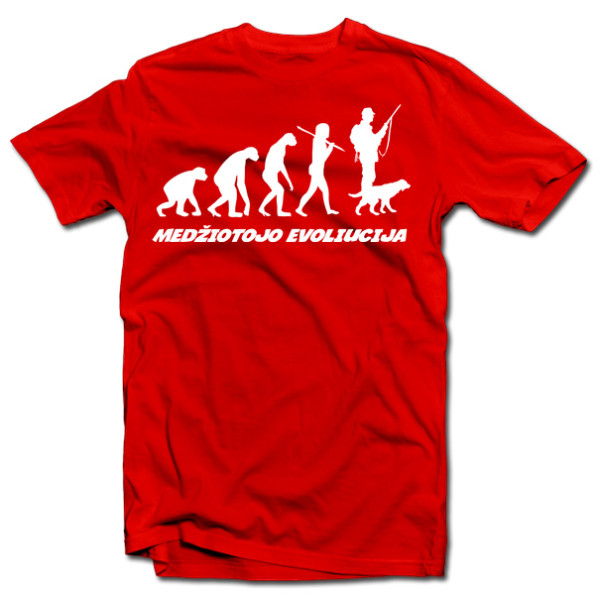 Marškinėliai "Medžiotojo evoliucija"