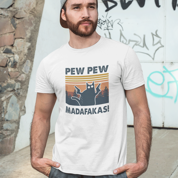 Marškinėliai "Pew Pew Madafakas"