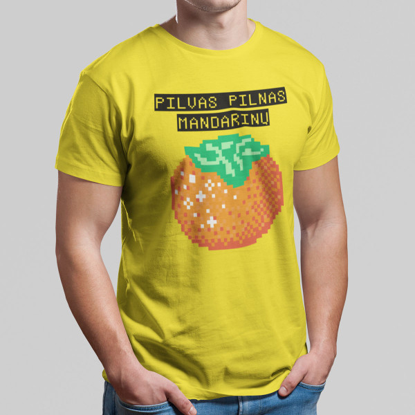 Marškinėliai "Pilvas pilnas mandarinų"