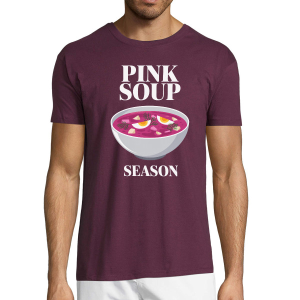 Marškinėliai "Pink soup season"