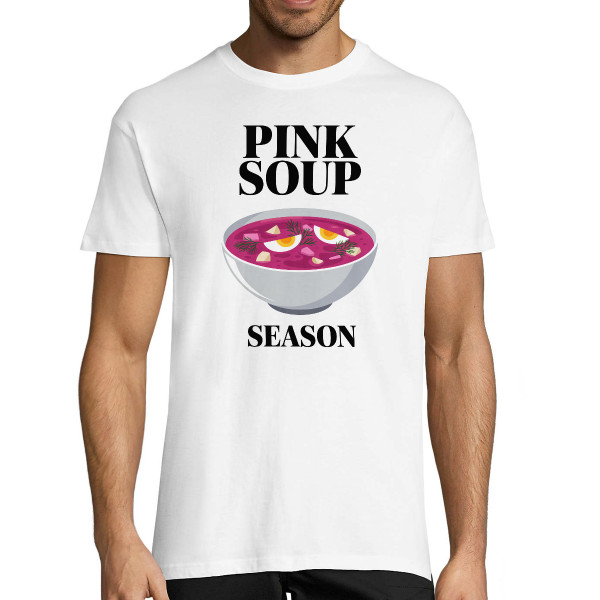 Marškinėliai "Pink soup season"