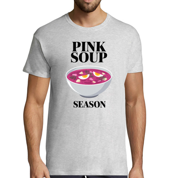 Marškinėliai "Pink soup season"